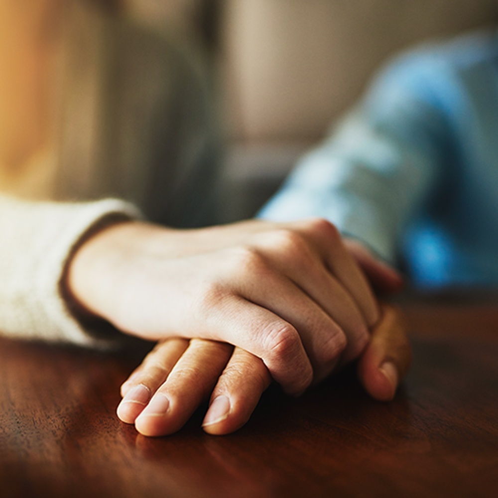 Holding hands