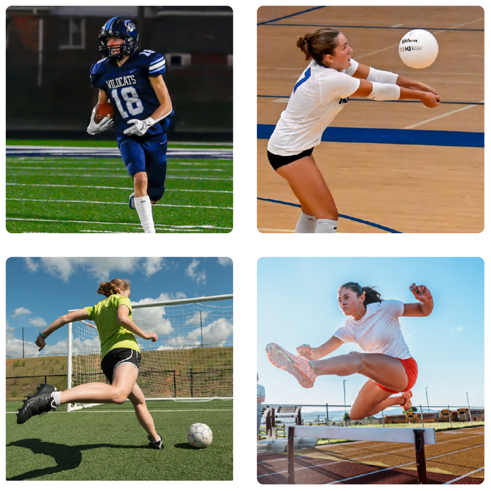 High school athletes