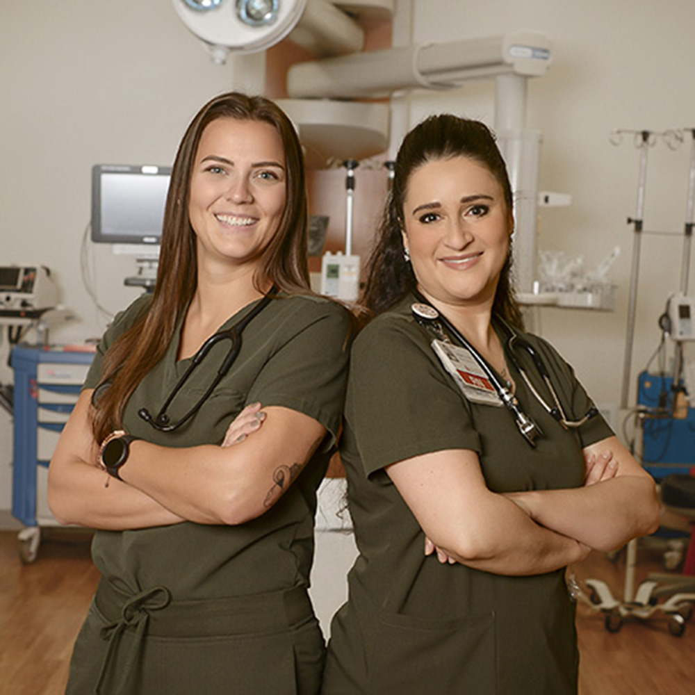 two nurses