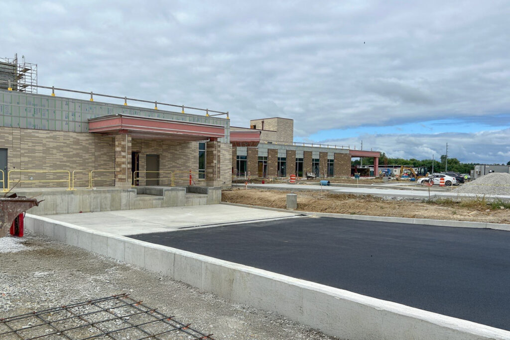 Paved area